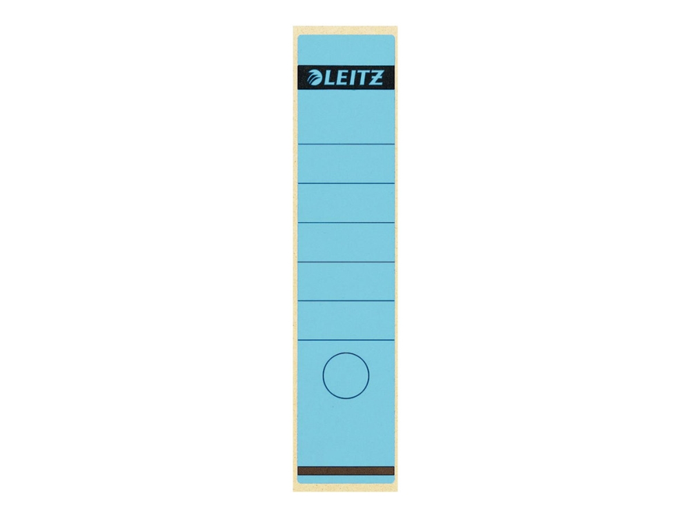 Leitz Rückenschilder Für Standard- Und Hartpappe-Ordner, Blau, Rechteck, Ringordner, Papier, 61 Mm, 285 Mm