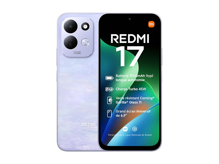 Xiaomi Redmi 17 17,8 cm (6.99") 256 GB Lilla