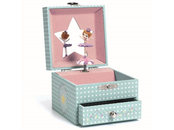 Djeco Ballerina, Spielzeug-Spieldose, Mehrfarbig