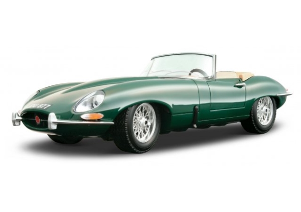 BBURAGO Jaguar E Type Cabrio, Sportsbil model, Formonterede, 1:18, Jaguar E Type, Ethvert køn, 3 År