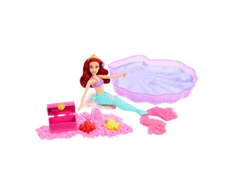 Disney Princess Sand & Swim Ariel Fashion Doll, Mode Dukke, Pige, 3 År, Pige, 350 Mm, 500 G
