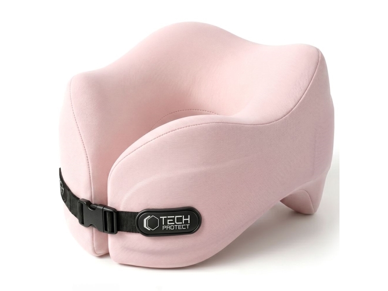 Tech-Protect Comfortrest Reise-Nackenkissen, Pink