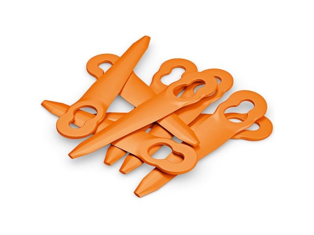 Stihl 40080071000, Buskrydderklinge, Orange, Polycut 2-2, Polycut 3-2, 8 Stk