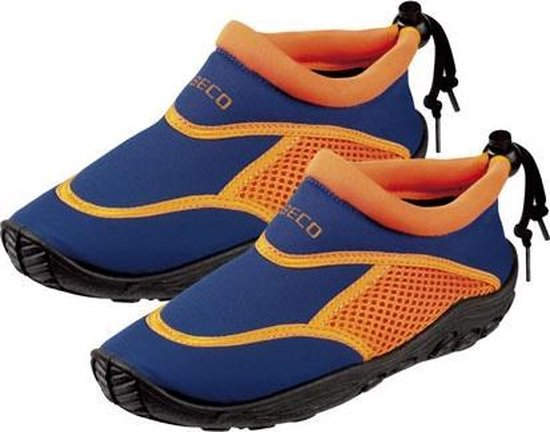 Beco 4013368063675, Bådsko, Unisex, Barn, Blå, Orange, Plast, Gummi