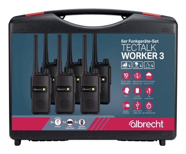 Midland 29827, Cb-Funkdienst, 16 Kanäle, 10000 M, Erwachsener, Unisex, Integrierte Batterie