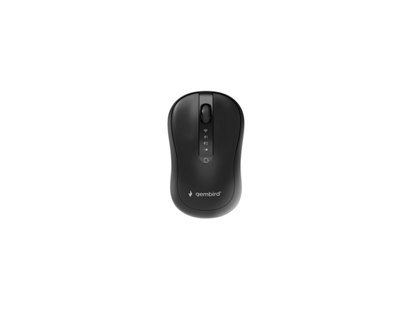 Gembird Musw2-4B-01, Beidhändig, Optisch, Rf Wireless + Bluetooth, 1600 Dpi, Schwarz