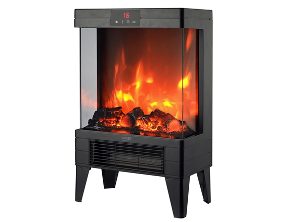 Adler Ad 7755 Elektro-Kamin Mit Fernbedienung 2000 W