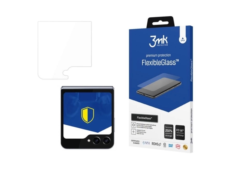 3Mk 5903108591461, Samsung, Galaxy Z Flip 6 / 7 Fe, Ridseresistent, Slagbestandig, Transparent, 1 Stk