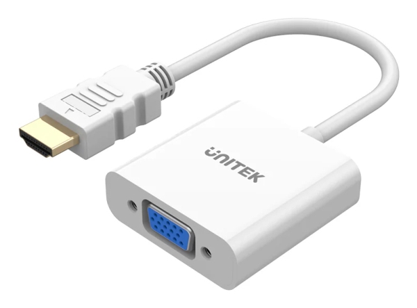 Unitek Y-6333C01, 0,017 M, Vga (D-Sub), Hdmi, Hunstik, Hanstik, 1920 X 1080 Pixel