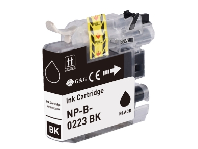 G&Ampg Xl Printerpatron Kompatibel Brother Lc-223Bk, Sort
