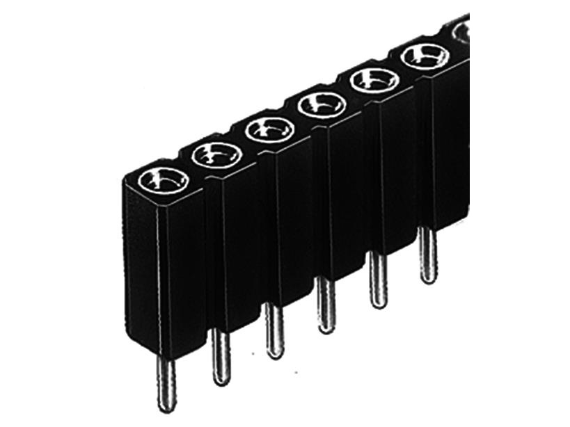 Fischer Elektronik Bl 5/ 36/Z, Pcb-Anschluss, Schwarz, Metallisch, -40 - 163 °C