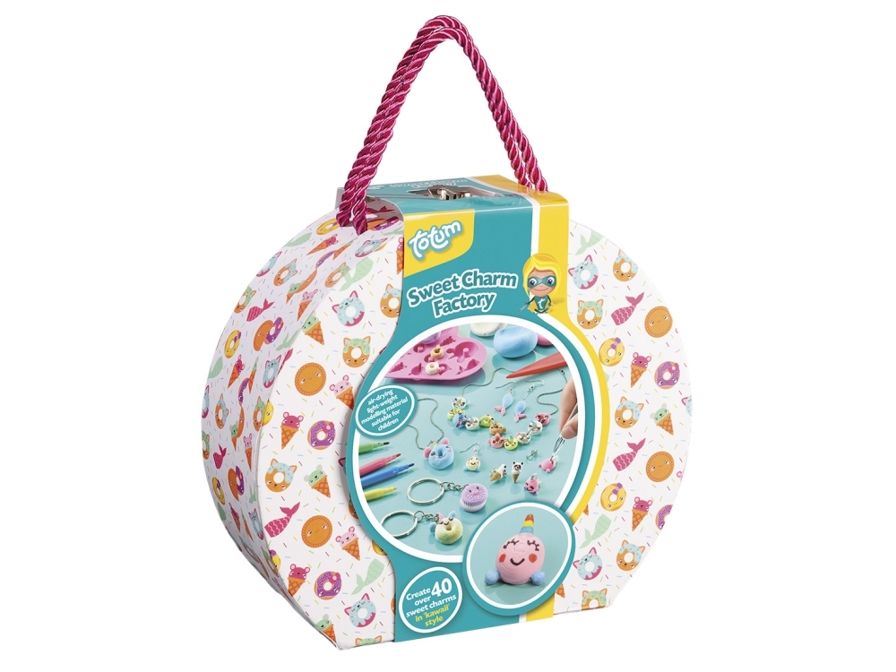 Totum Sweet Charm Factory, Knetmasse, Mehrfarbig, Kind, 360 - 480 Min, 5 Jahr(E), Mädchen
