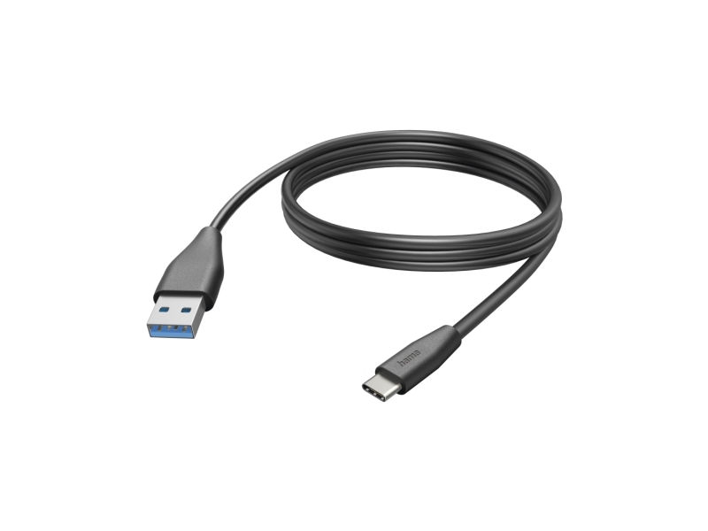 Hama 00201597, 3 M, Usb C, Usb A, Usb 2.0, 0,48 Gbit/S, Schwarz