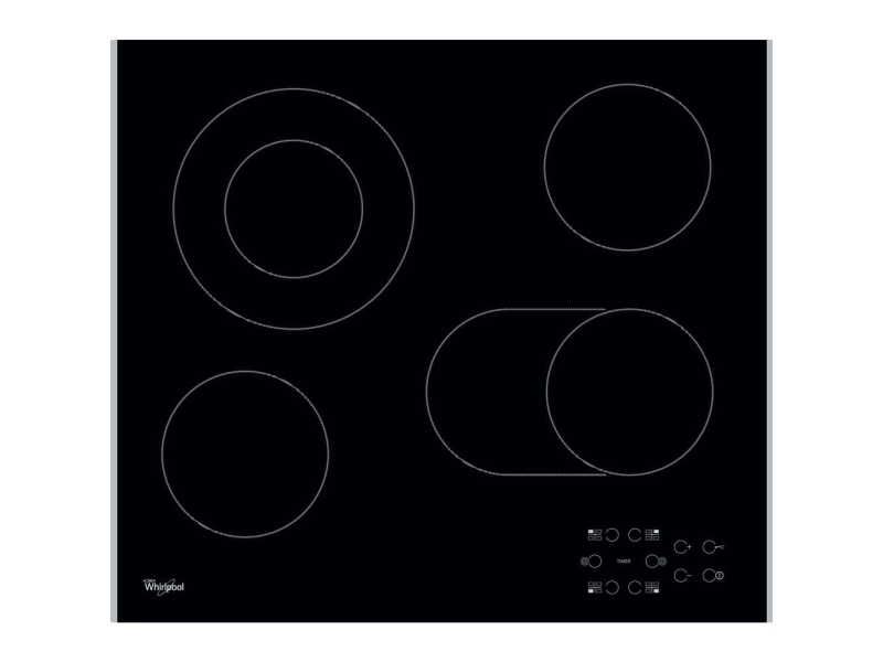 Whirlpool AKT 8210 LX, Sort, Indbygget, Keramisk, Keramisk, 4 zone(s), 4 zone(s)