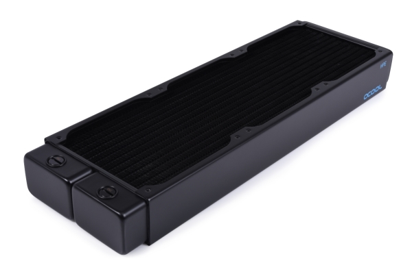 Alphacool 14440, Radiatior, Messing, Kobber, Stål, Sort, 1/4", 60 °C, 6 Blæser(E)