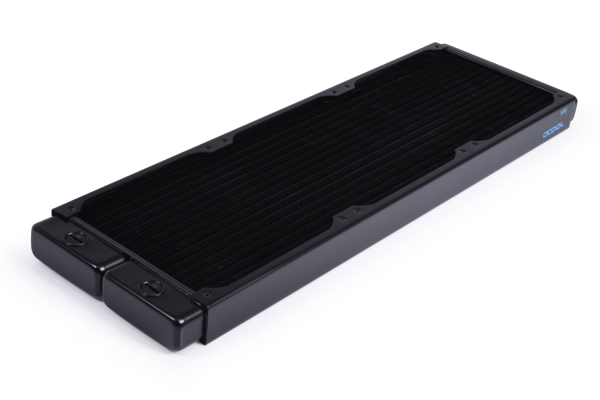 Alphacool 14379, Radiatior, Messing, Kobber, Stål, Sort, 1/4", 60 °C, 6 Blæser(E)
