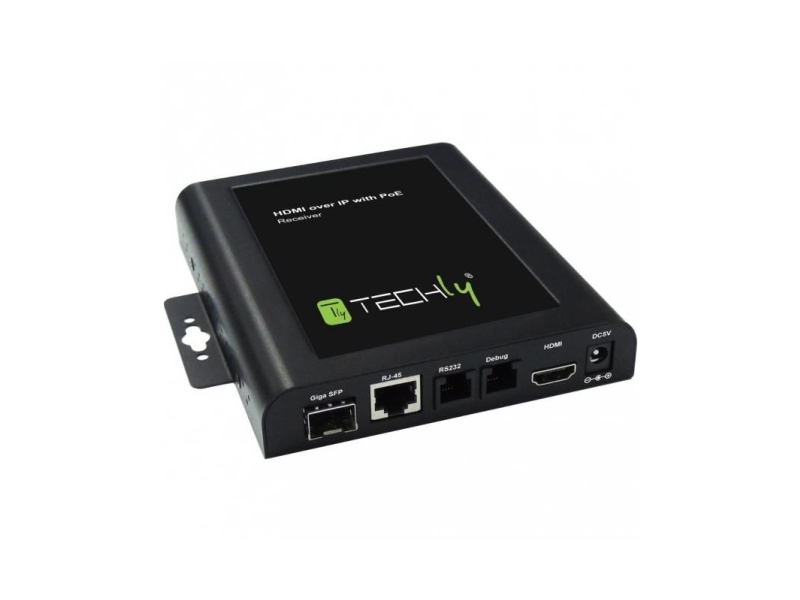 Techly IDATA EXTIP-VWR, 1920 x 1080 pixel, AV-modtager, Sort, HDCP