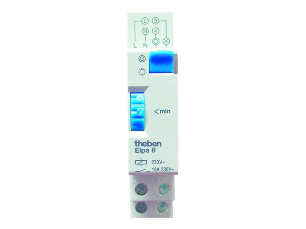 Theben 0080002 Zeitschaltuhr Für Treppenlicht Din-Schiene 230 V/Ac