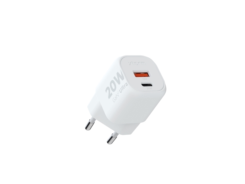 Xtorm 20W Gan² Ultra Wall Charger, Drinnen, Usb, Weiß