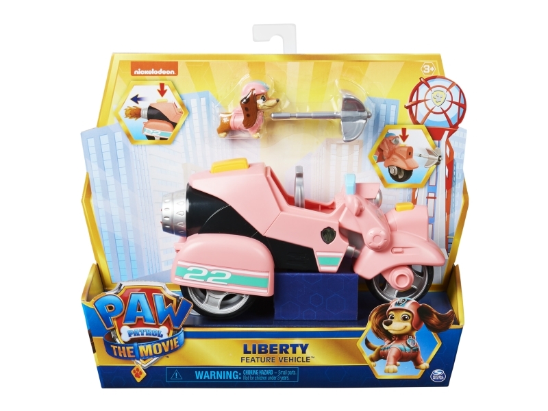 PAW Patrol PAW VHC Liberty FeatureVhMovie INTL GML, Motorcykel, 3 År, Flerfarvet