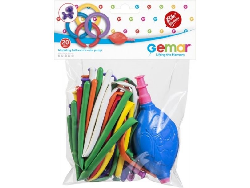 Modellballons Mit Pumpe 20 Stück