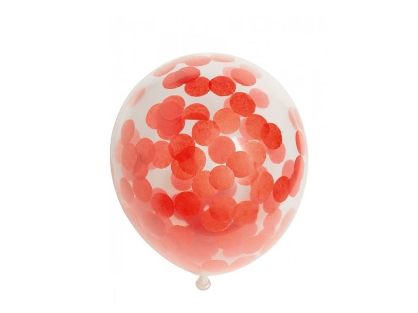 Luftballons, Rotes Konfetti