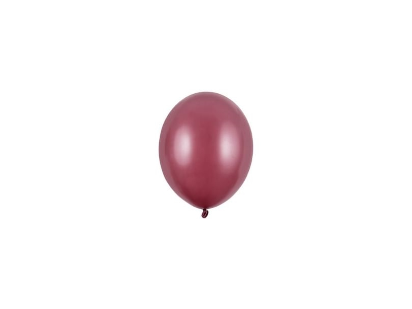 Bordeaux Balloner, 100 Stk Metallic 5"