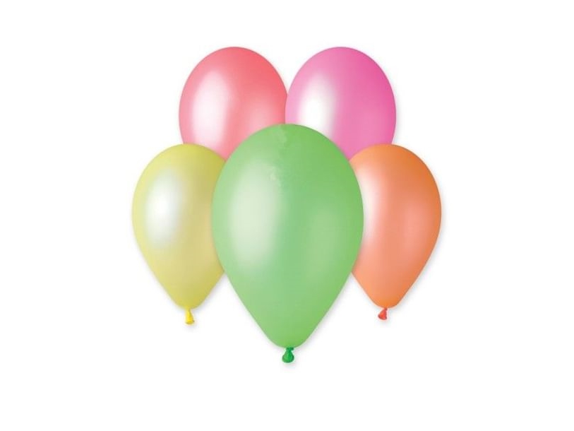 Neon Luftballons, 100 Stück
