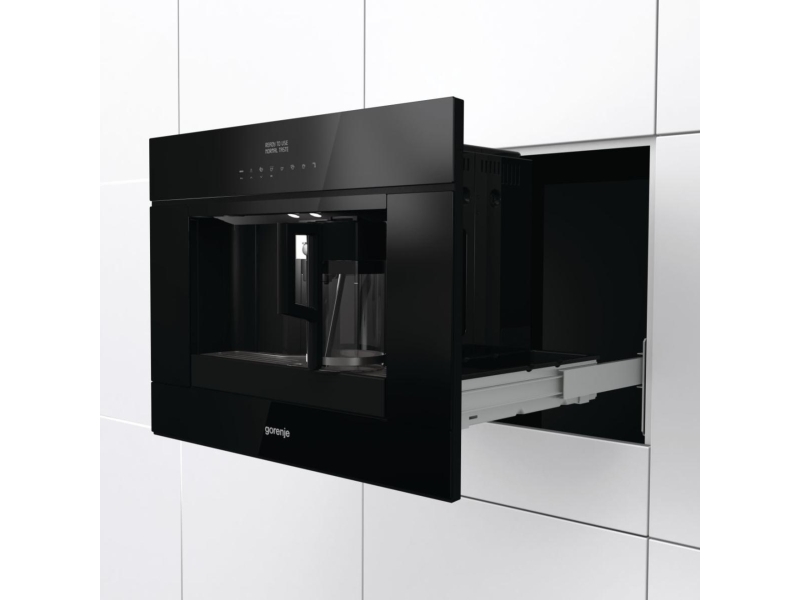 Gorenje Cma9200bg, Espressomaschine, 1,8 L, Kaffeebohnen, Gemahlener Kaffee, Eingebautes Mahlwerk, 1350 W, Schwarz