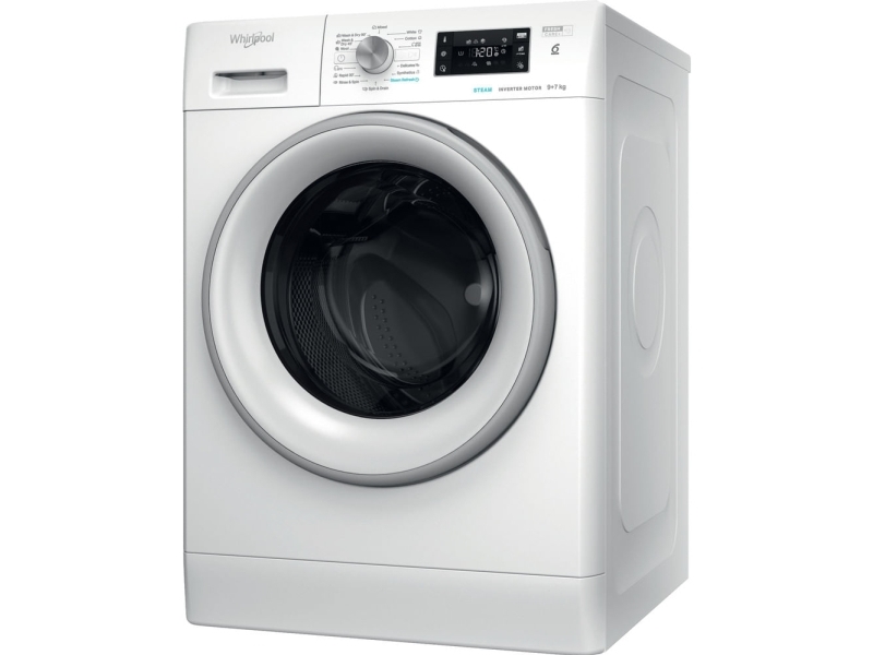 Whirlpool Ffwdb 976258 Sv Ee, Frontlader, Freistehend, Weiß, Links, 7 Kg, 1551 Rpm