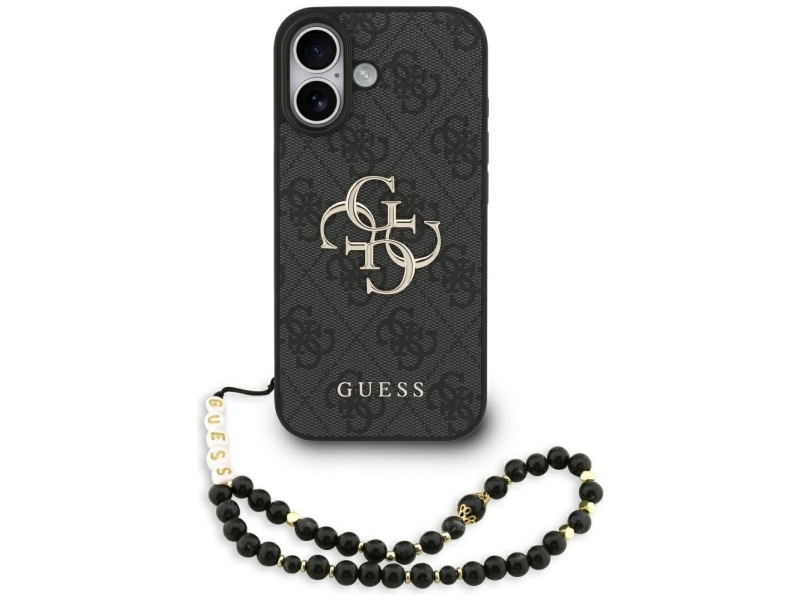 Guess 4G Strap 4G Classic Logo Case For Iphone 17 - Black