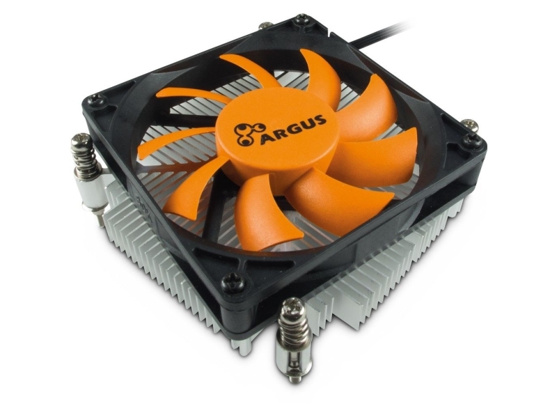 Dynatron Argus T-200, Kühler, 8 Cm, 600 Rpm, 1800 Rpm, 30,58 M³/H, Schwarz, Orange