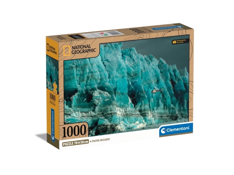 Puzzle National Geographic Hubbard Glacier, 1000 Teile, 50*70Cm