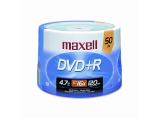 Maxell Dvd+R 4.7Gb 16X Spindle 50Pk, Dvd+R, Spindel, 50 Stk, 4,7 Gb