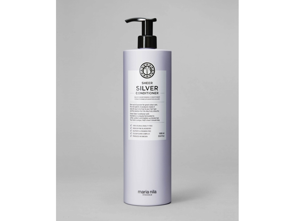 Maria Nila Sheer Silver Conditioner Moisturizing Conditioner Neutralizing Yellow Tones Of Hair