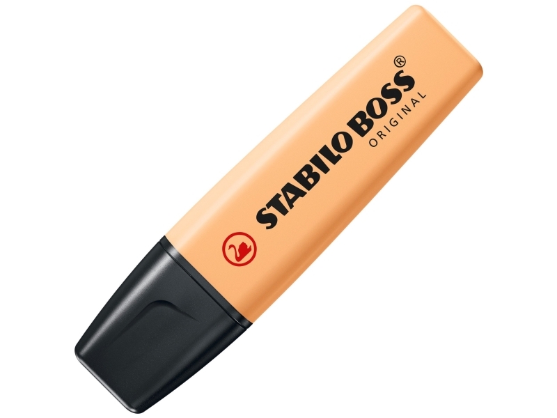 Stabilo Boss Original Pastel, 1 Stück(E), Orange, Meißel, Schwarz, Orange, Pale Orange, Kunststoff