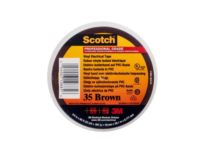 Tape 35 Vinyl Brun 19Mmx20M