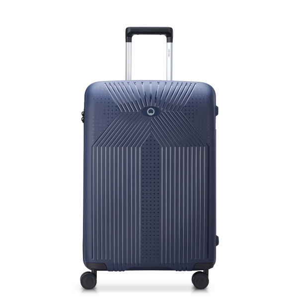 Carrefour 3219110509359, Trolley, Hård skal, Blå, Polypropylen (PP), 4 hjul, Hjul