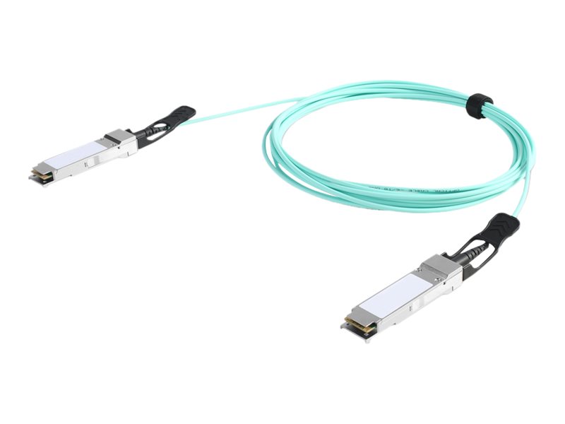 Digitus - 40Gbase-Aoc Direkte Påsætningskabel - Qsfp+ Til Qsfp+ - 10 M. - Fiberoptik - Active Optical Cable (Aoc)