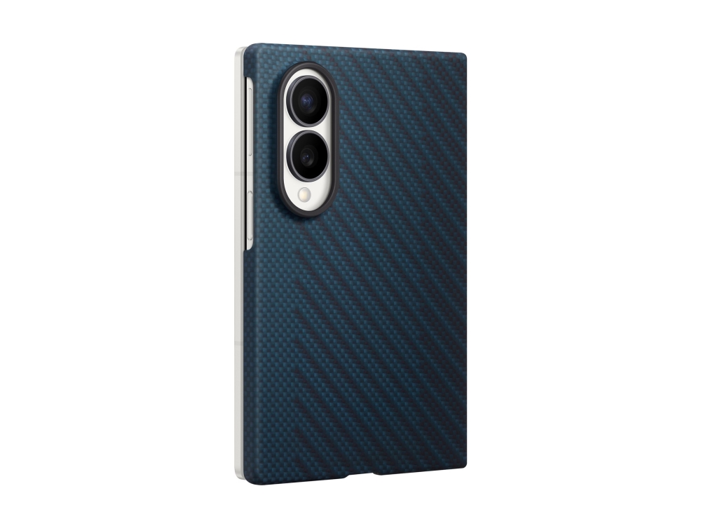 Samsung Ef-Kf971 - Beskyttelsescover Til Mobiltelefon - Karbon - Blå - For Galaxy Z Fold8