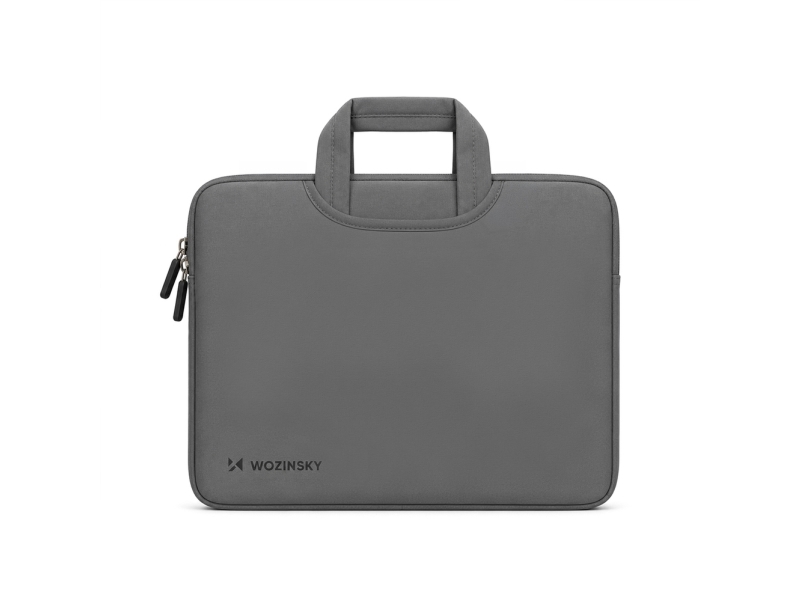 Wozinsky Wnt-13G 13-14&Quot Laptop Bag With Retractable Neoprene Handle - Gray
