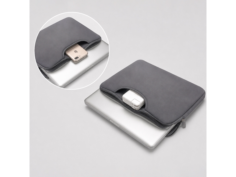 Wozinsky Wnt-15G 15.6&Quot Laptop Bag With Retractable Neoprene Handle - Gray