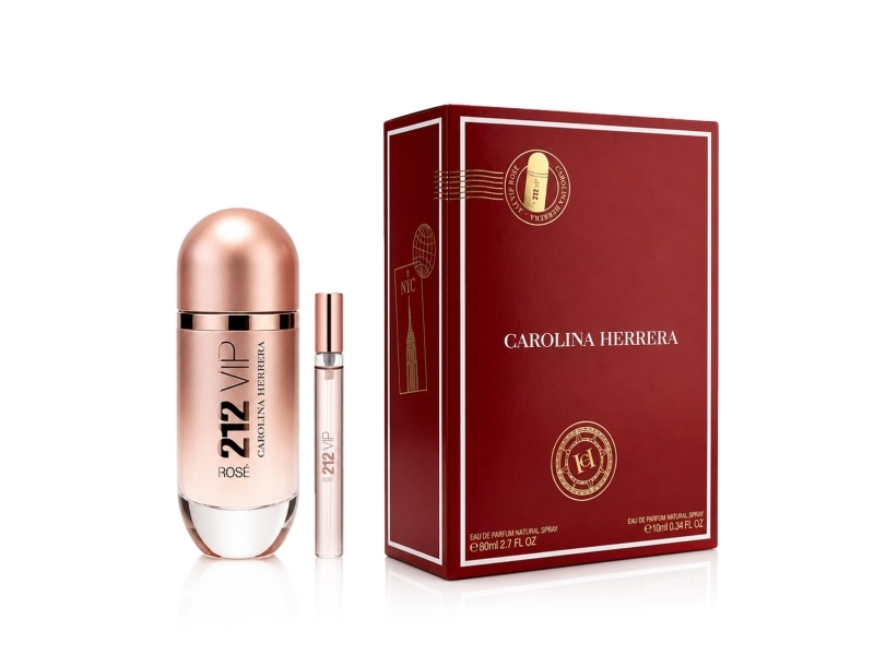Carolina Herrera 212 Vip Rose 2-Piece Set For Women 27Oz Eau De Parfum Spray