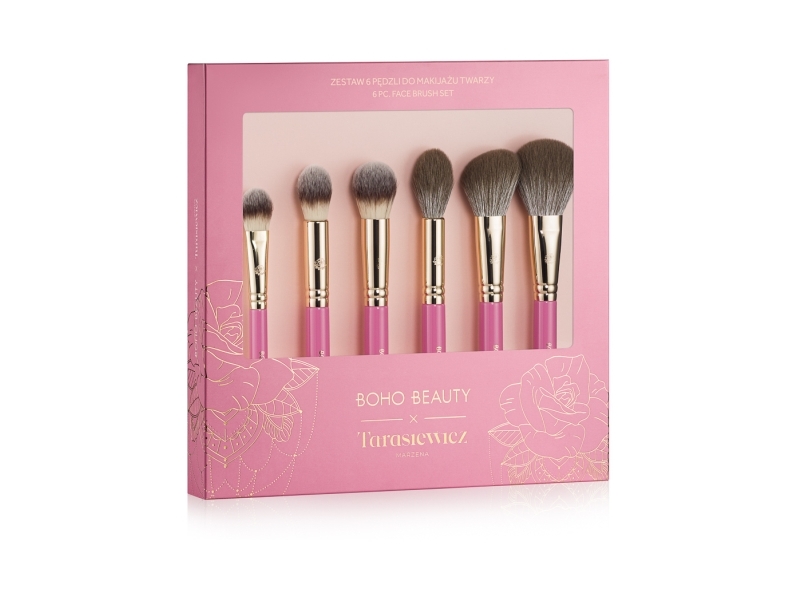 Boho Beauty Boho sæt med 6 ansigtsbørster