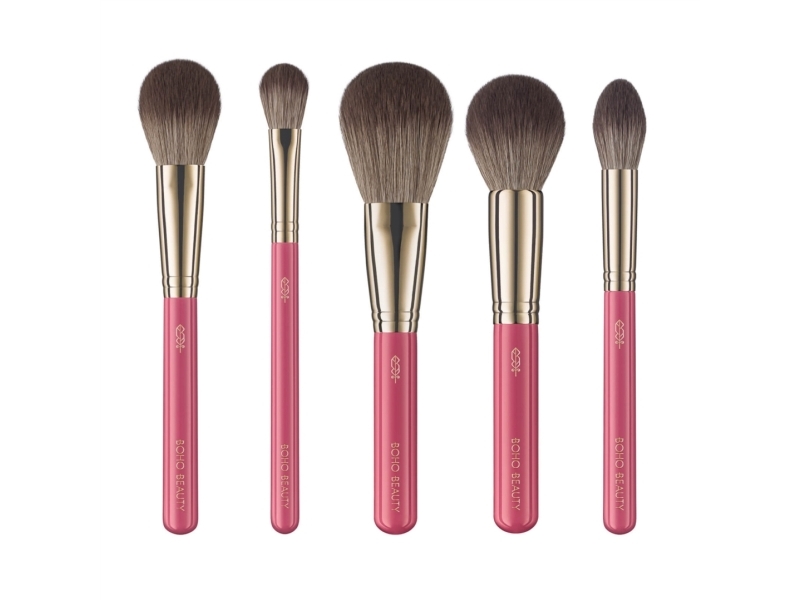 Boho Beauty Boho set med 5 ansigtsbørster Rose Touch