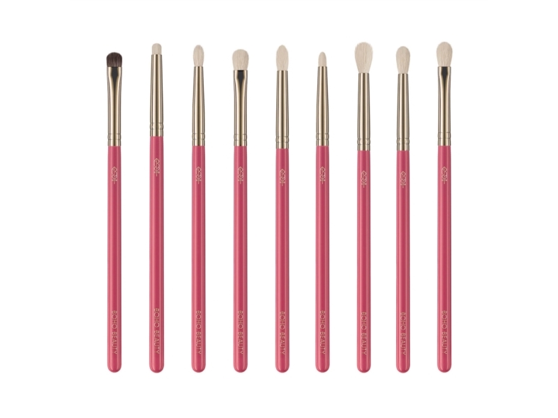 Boho Beauty 11-delt øjenbørstesæt Rose Touch