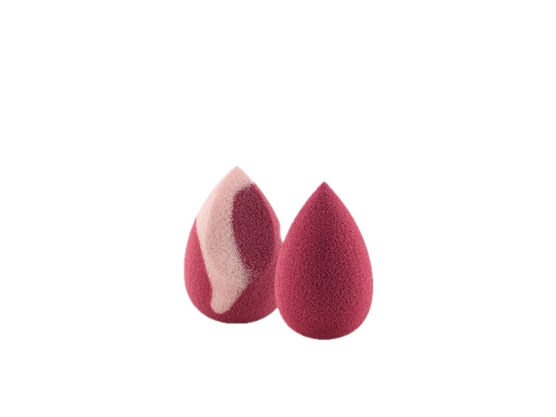 2pcs Makeup Sponge Set 2 Mini Pinky Berry