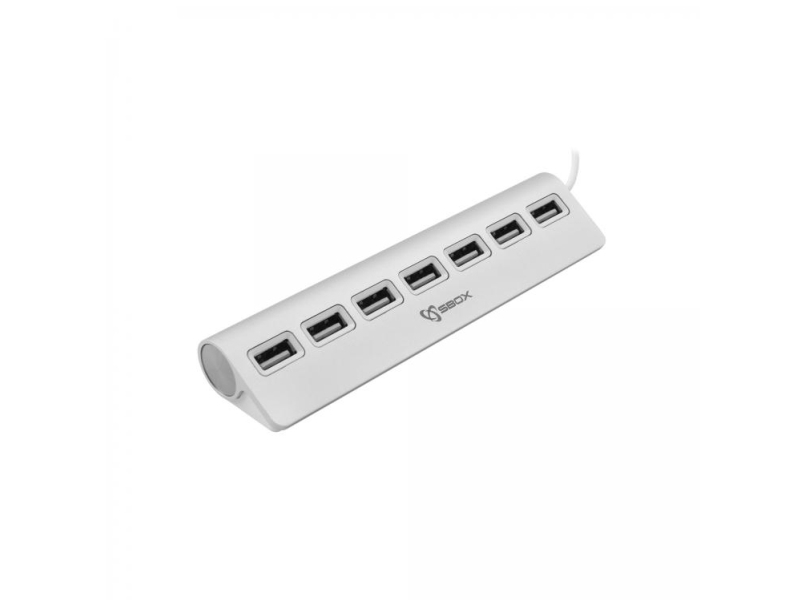Sbox H-207, Usb 2.0, Usb 2.0, 480 Mbit/S, Sølv, Aluminium, 0,5 M