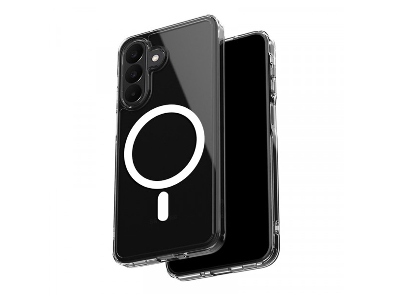 Crong Crong Hybrid Clear Magnetisk - Magsafe Cover Til Samsung Galaxy A27 5G (Gennemsigtig)