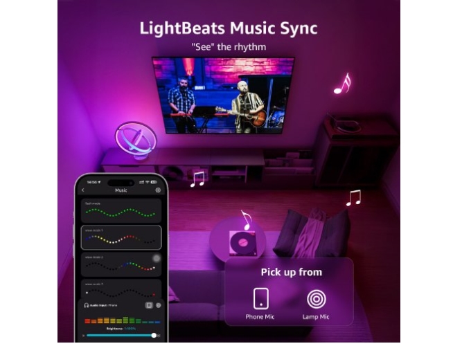Lepro Tb1 Rgb Stalinė Lempa